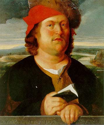 Paracelsus Quinten Massys festménye -Louvre, Paris.