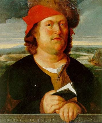 Paracelsus Quinten Massys festménye -Louvre, Paris.